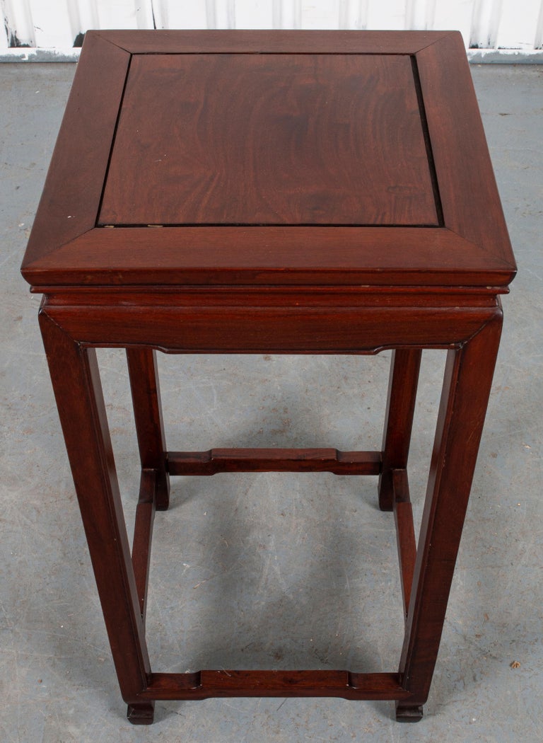 Chinese Hardwood Side Table at 1stDibs