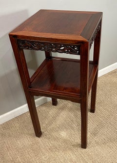 Chinese Hardwood 'Hungmu' Tea Table, Late 19th Century / Early 20th Century