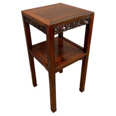 Chinese Hardwood 'Hungmu' Tea Table, Late 19th Century / Early 20th Century