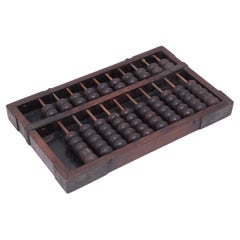 Used Chinese Hardwood Suanpan Abacus, c. 1850