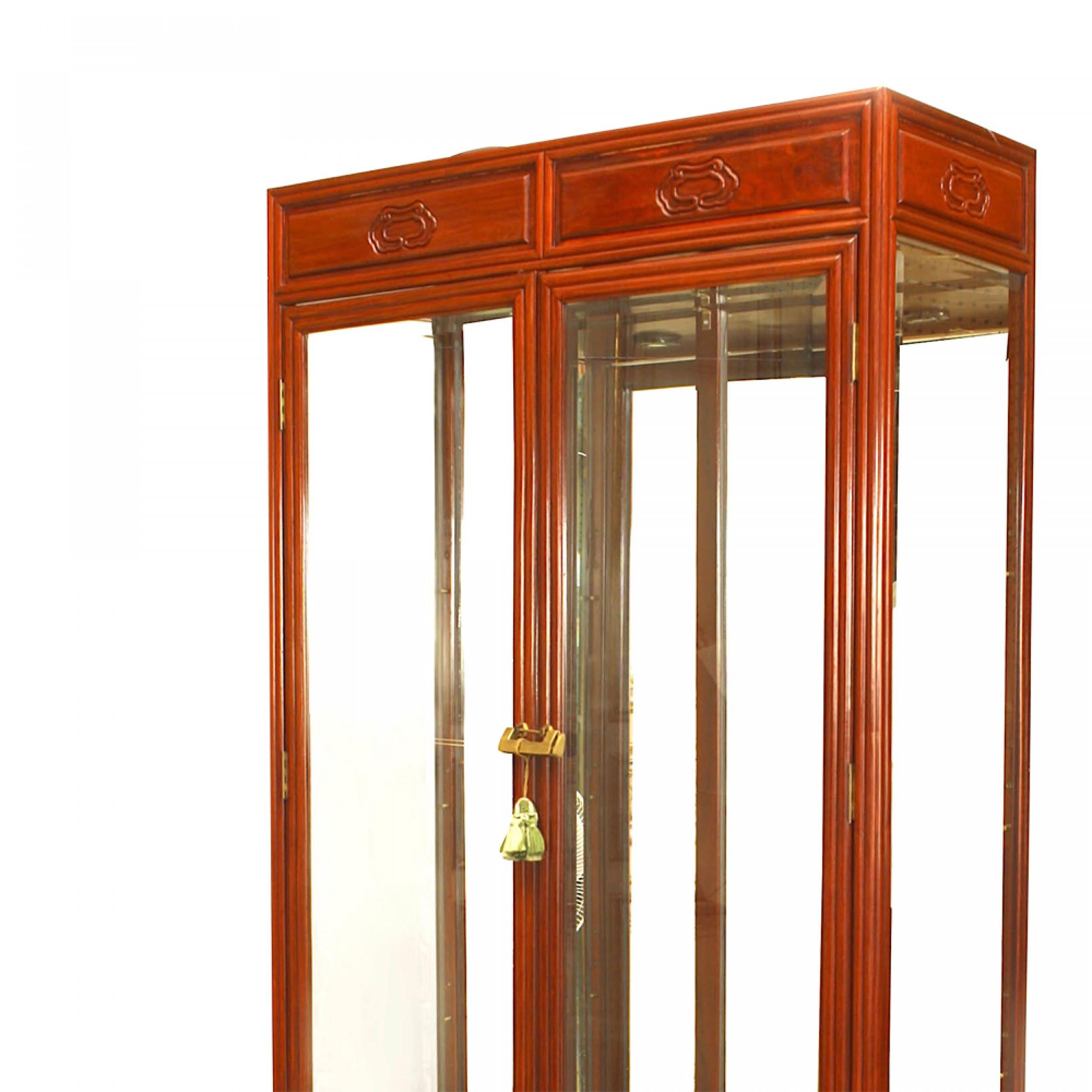 Cinese Armadio Vitrine in legno duro cinese in vendita