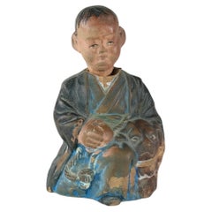 Antique Chinese Head Doll, Early 20th C