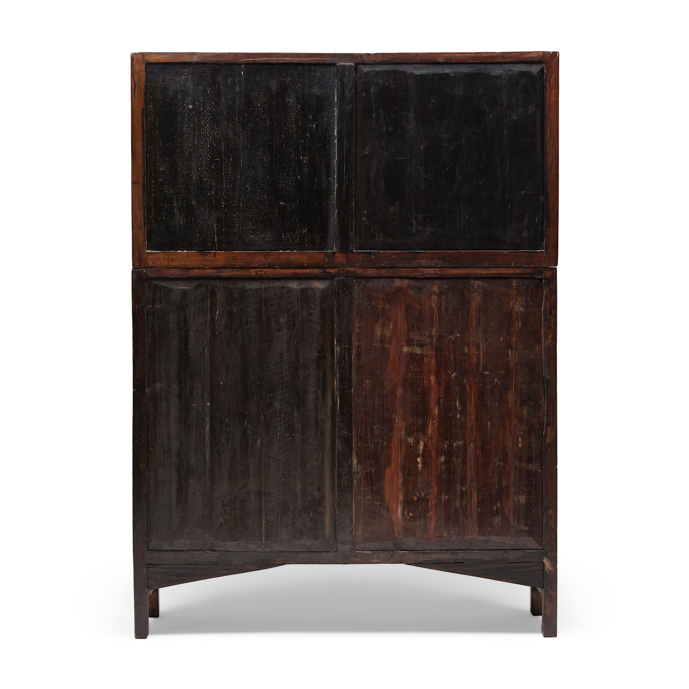 Elm Chinese Herbal Apothecary Compound Cabinet, c. 1850