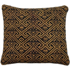 Chinese Hill Tribe Brocade Textile Pillow