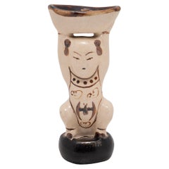 Chinese Ho Ho Boy Oil Lamp, c. 1900