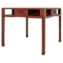 Chinese Hongmu Wood Mahjong Table