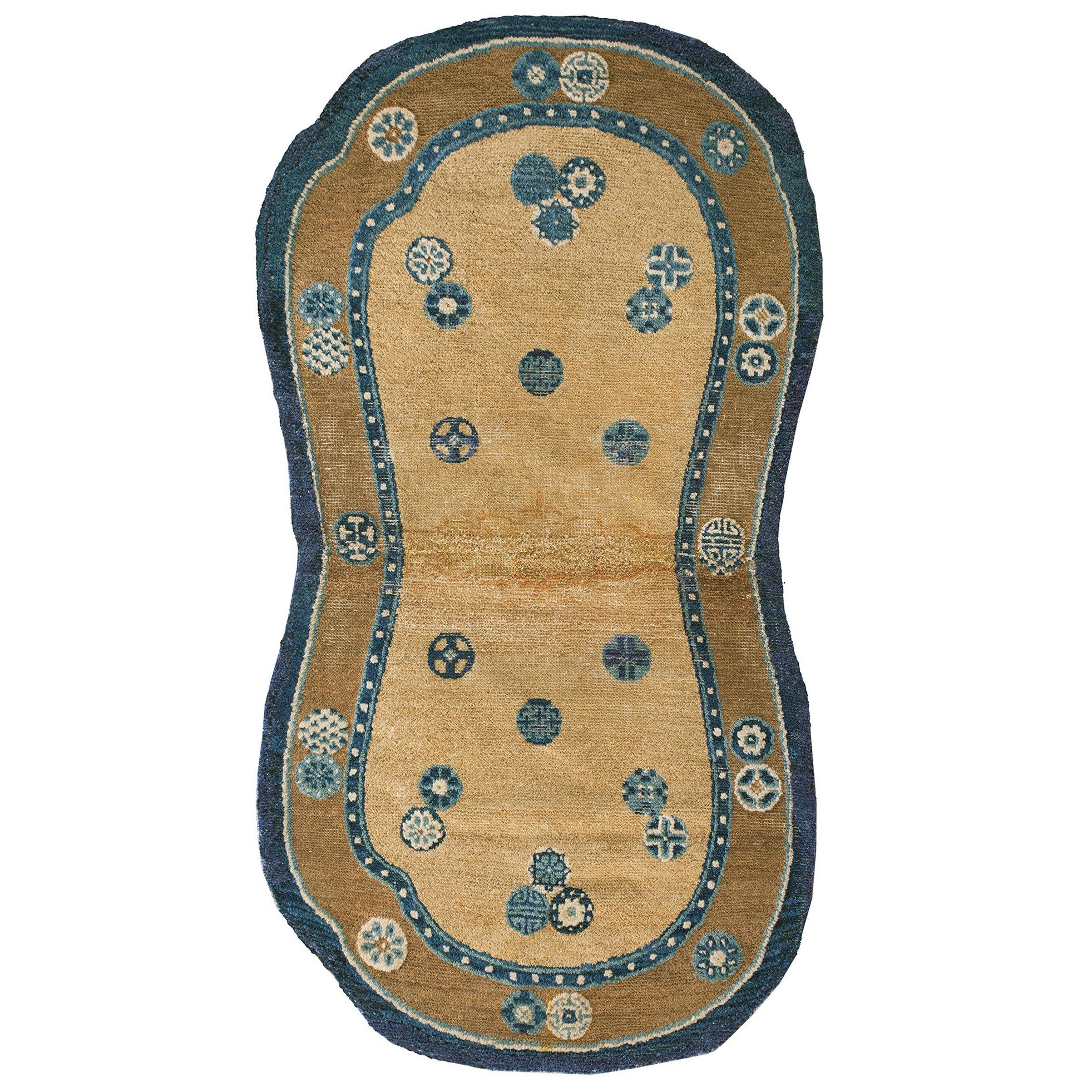 18th Century Chinese Ningxia Saddle Cover ( 2'4" x 4'6" - 72 x 138 ) For Sale