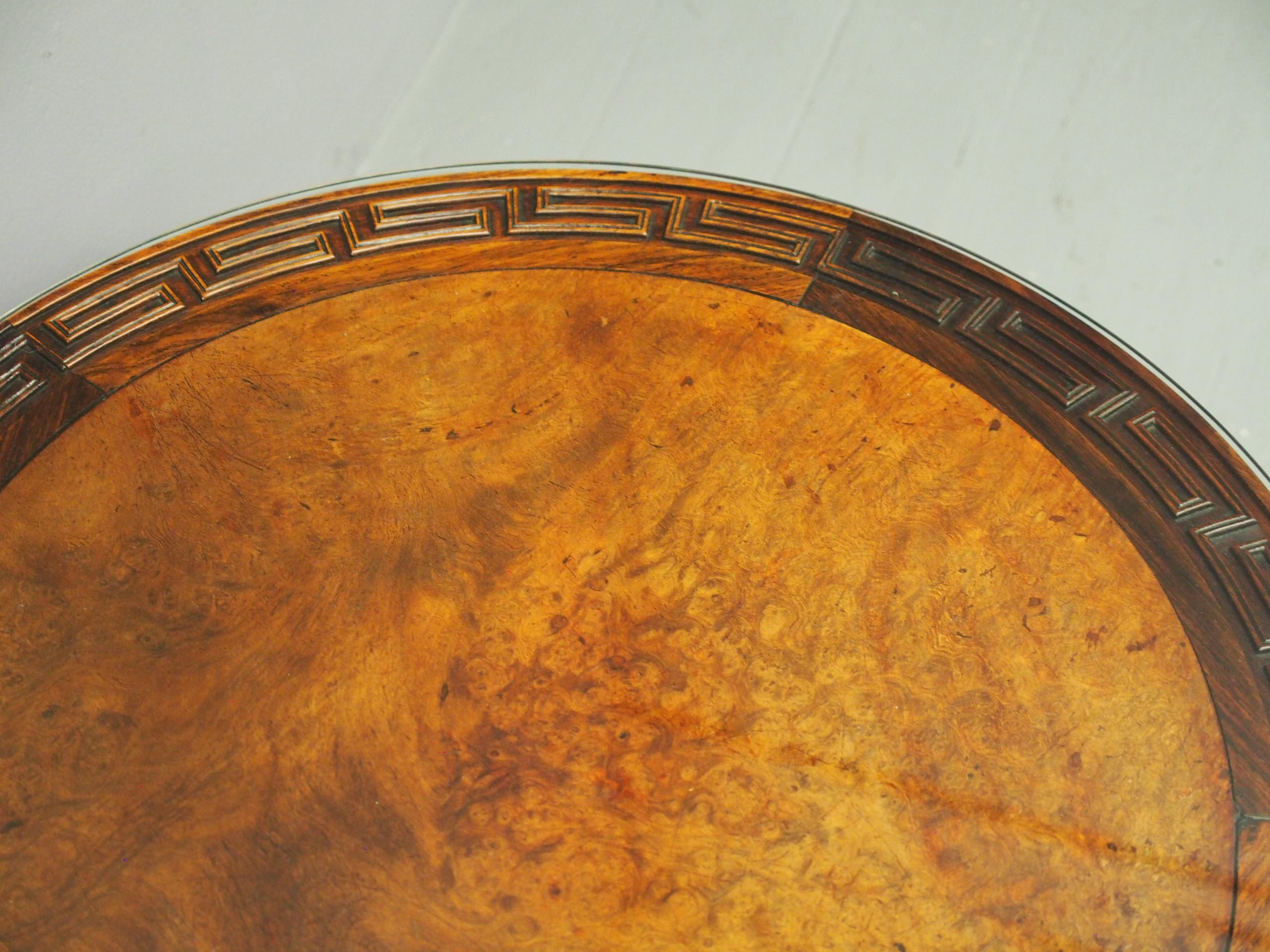 Chinese Huanghuali Low Circular Table  For Sale 4