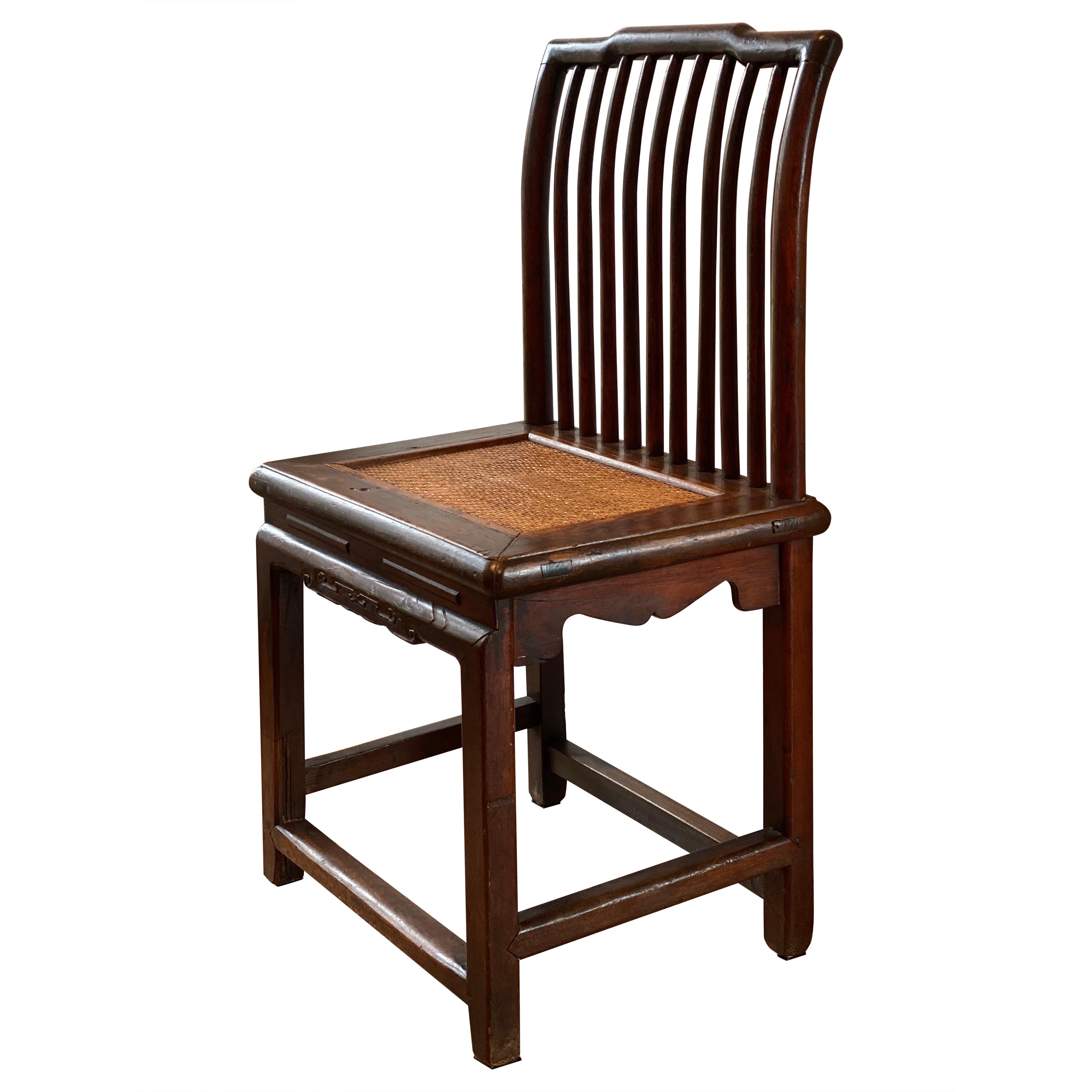Silla china con respaldo de huso huanghuali (palisandro), Meiguiyi, s. XVIII/XIX