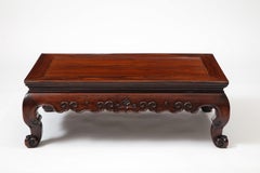 Chinese Huanghuali Wood Kang Table