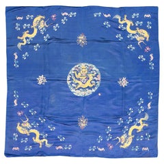Chinese Silk Textile Five-Clawed Dragon