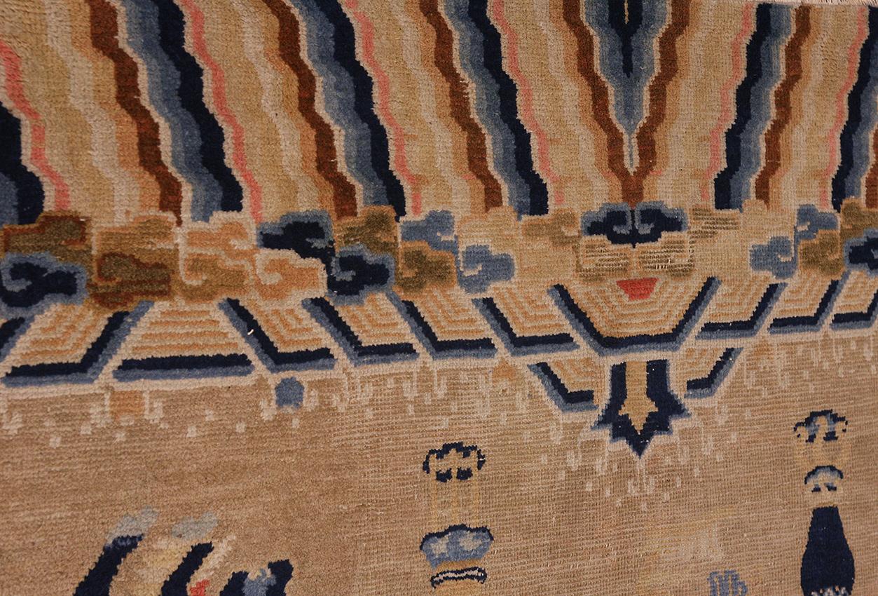 Wool Chinese Imperial Foo Dog, 18th Century