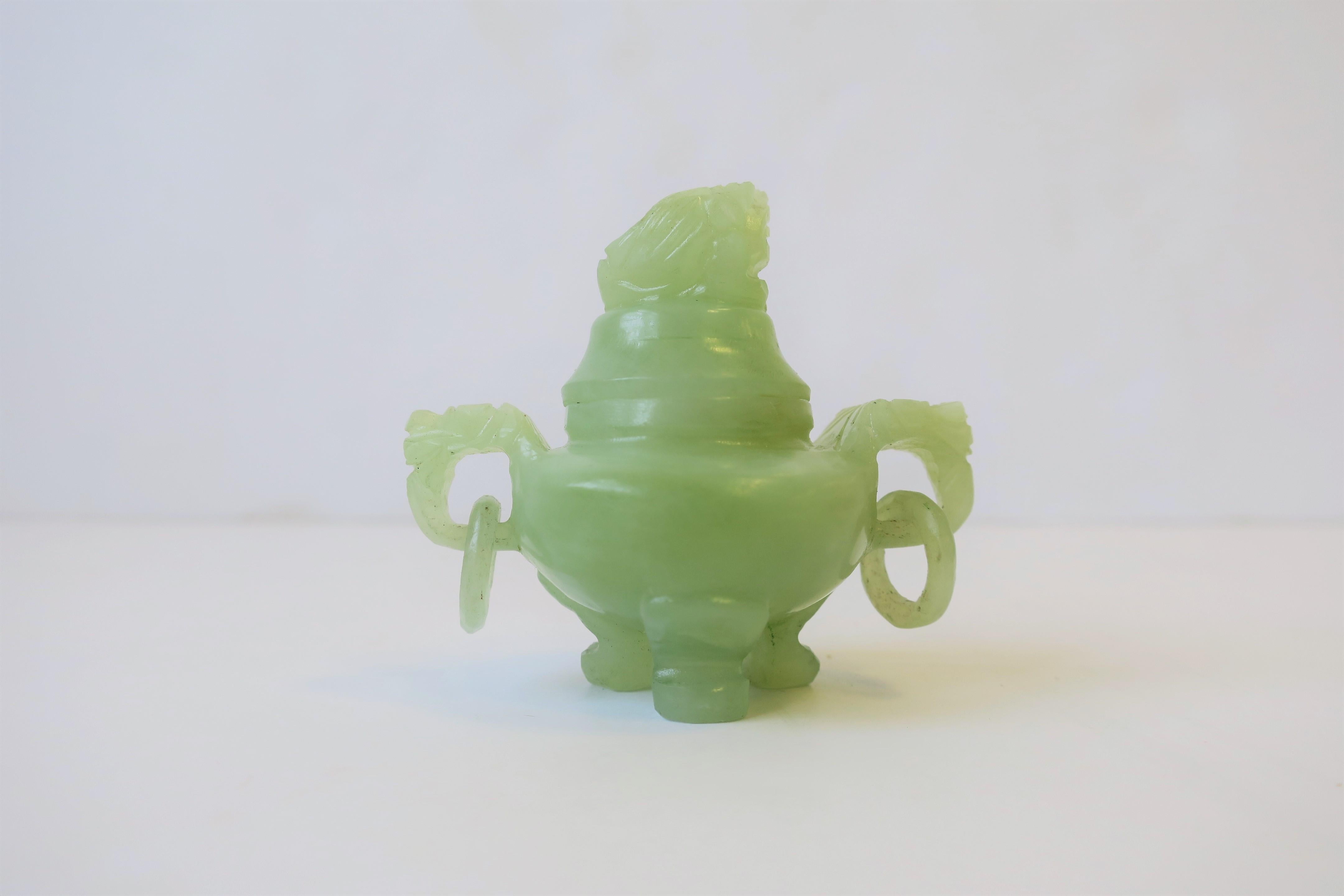 Chinese Light Green Incense Burner 1