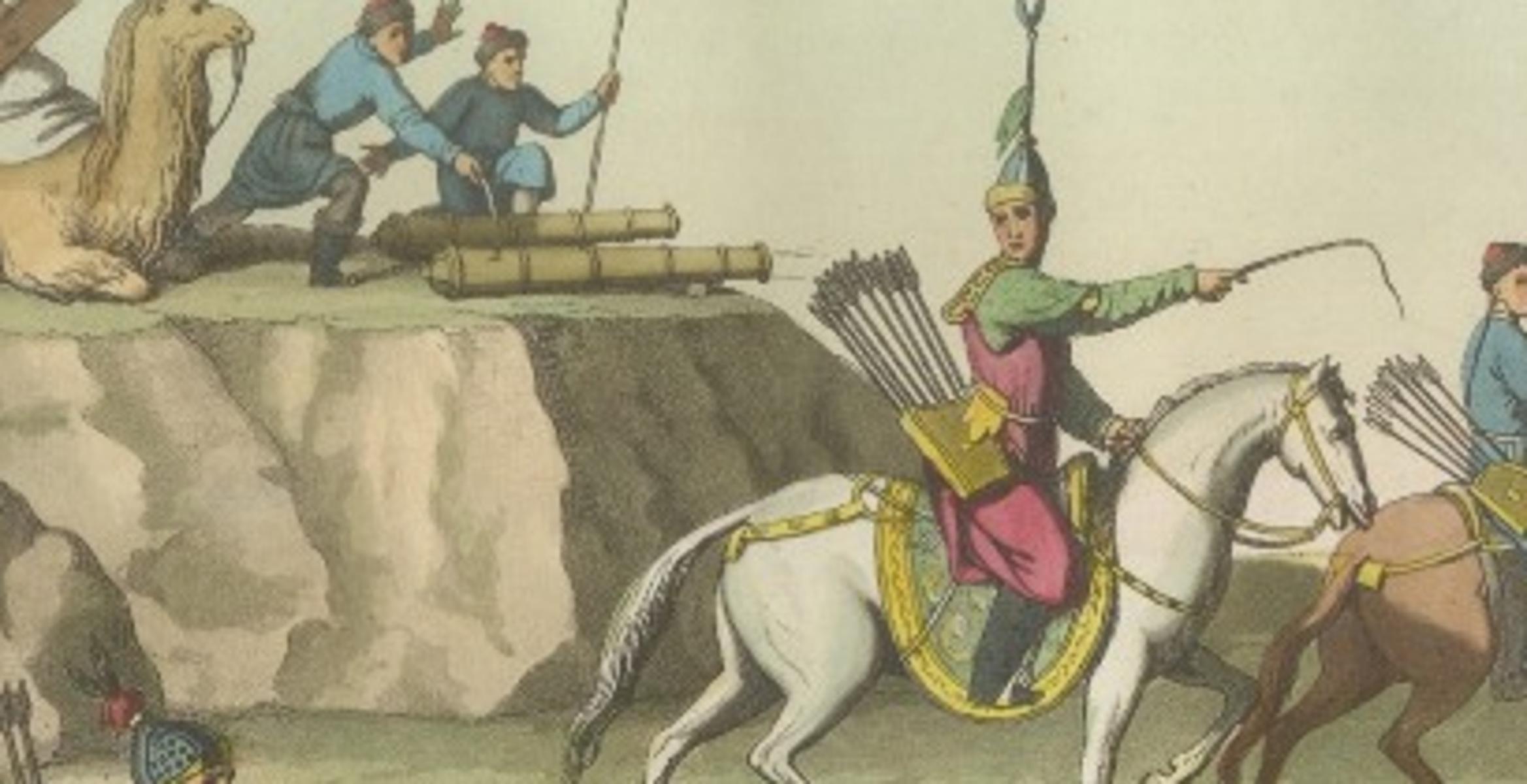Chinese Infantry and Cavalry – Military Costumes, Ferrario, Florence, 1815