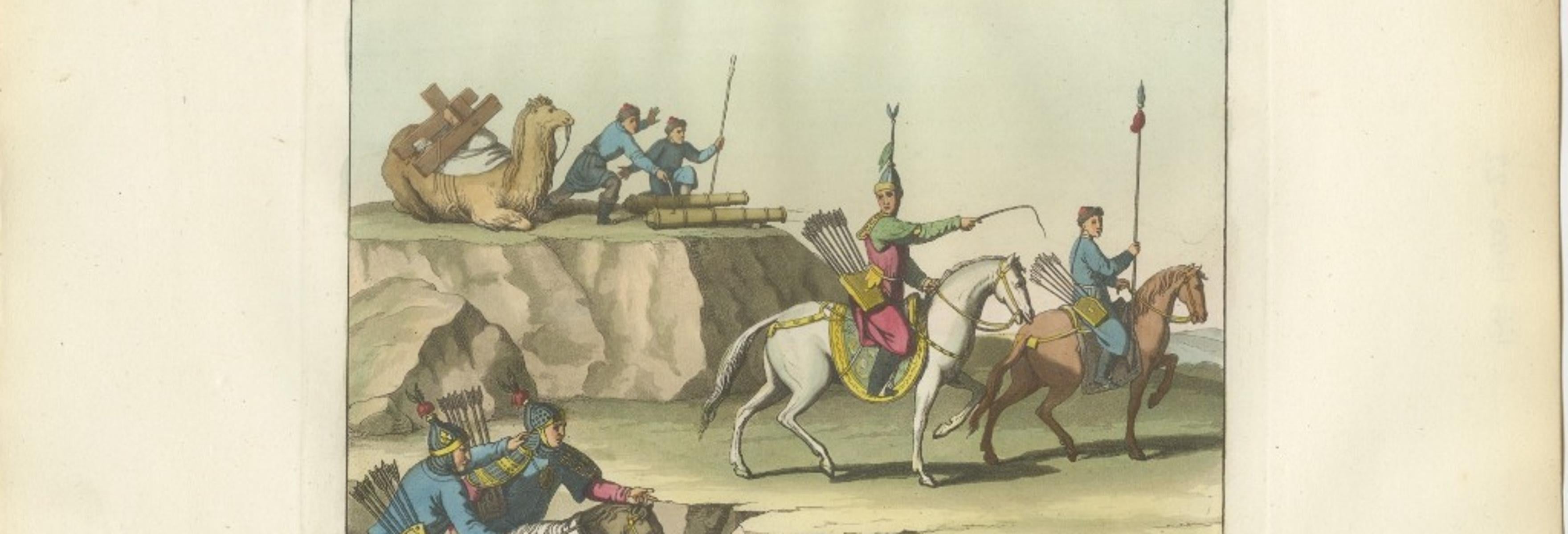 Chinese Infantry and Cavalry – Military Costumes, Ferrario, Florence, 1815