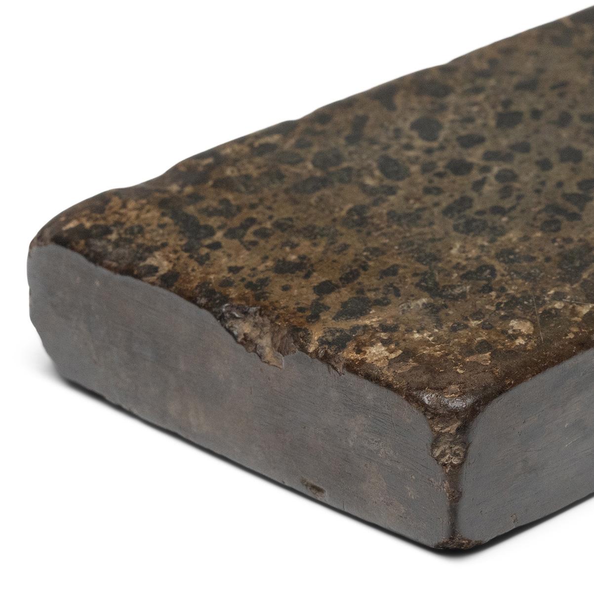 Minimalist Chinese Ink Slab Stone Tray, c. 1800 For Sale