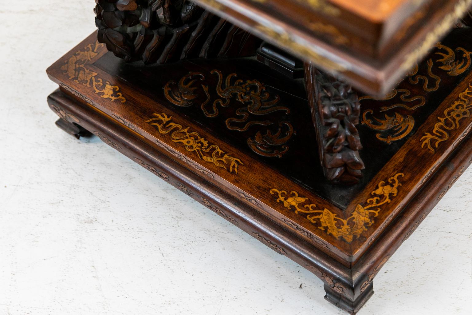 Chinese Inlaid Center Table For Sale 6