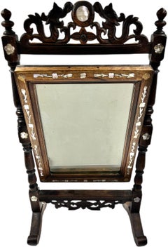 Chinese Inlaid Mirror