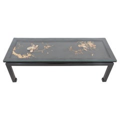 Vintage Chinese Inlaid Screen Panel Mounted as a Low Table