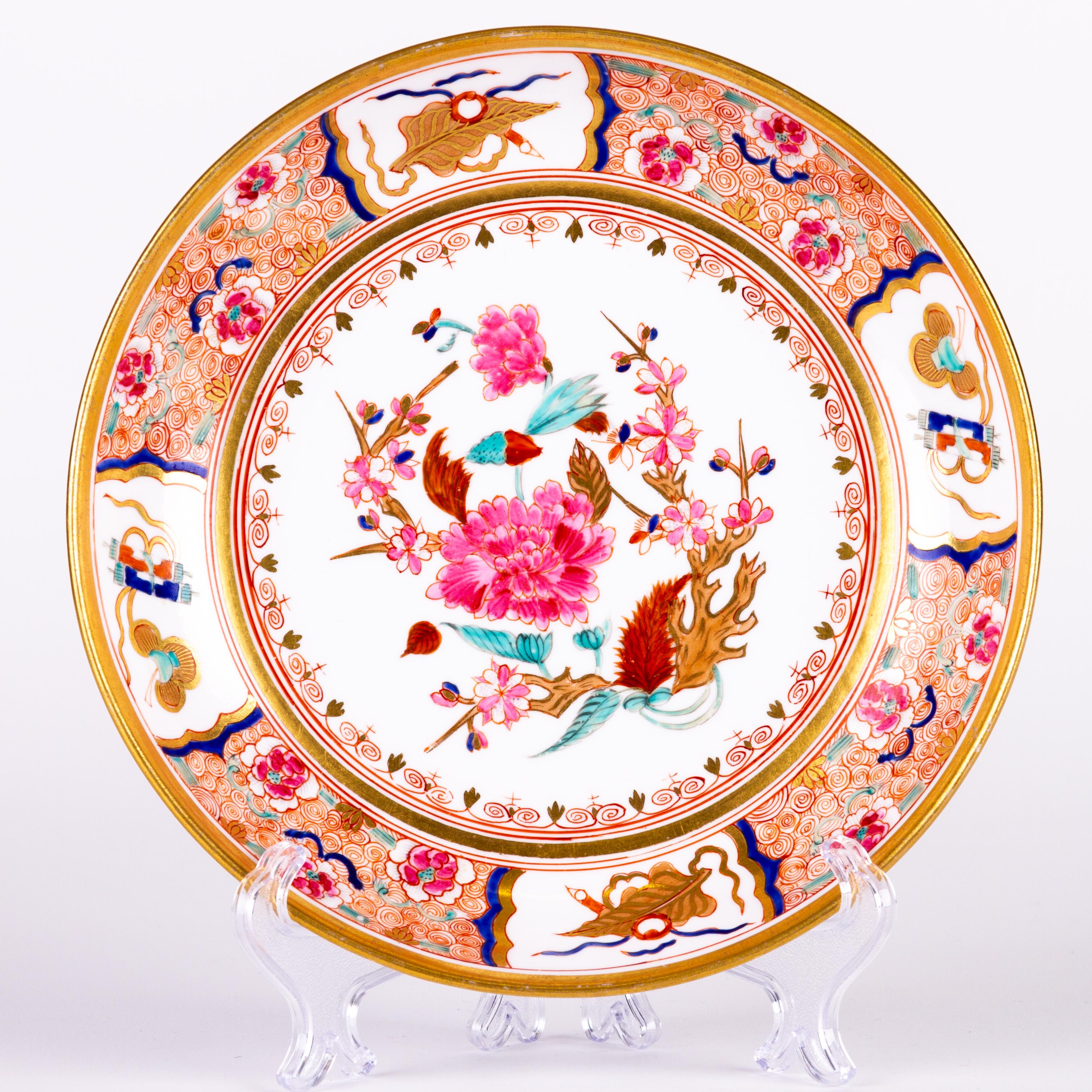 Cuenco de porcelana inglesa de inspiración china pintado a mano Siglo XVIII en Bueno estado para la venta en Nottingham, GB