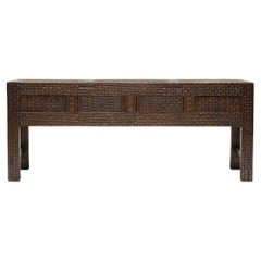 Chinese Interlocking Coin Offering Table