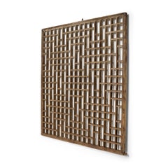 Chinese Interlocking Lattice Window Panel, circa 1900