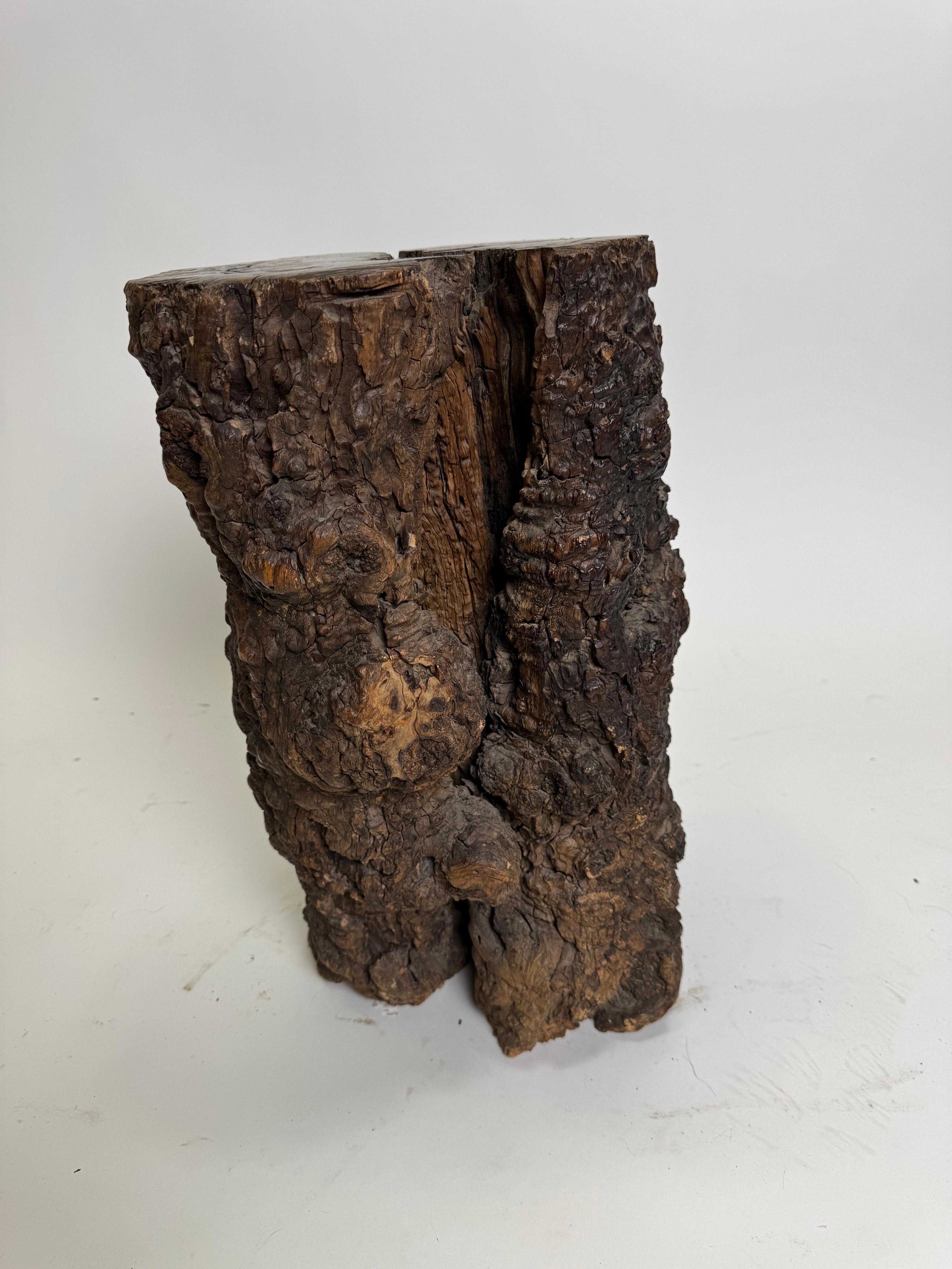 Hardwood Chinese Ironwood Side Table Base For Sale
