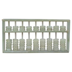 Chinese Jade Abacus Mid-Century