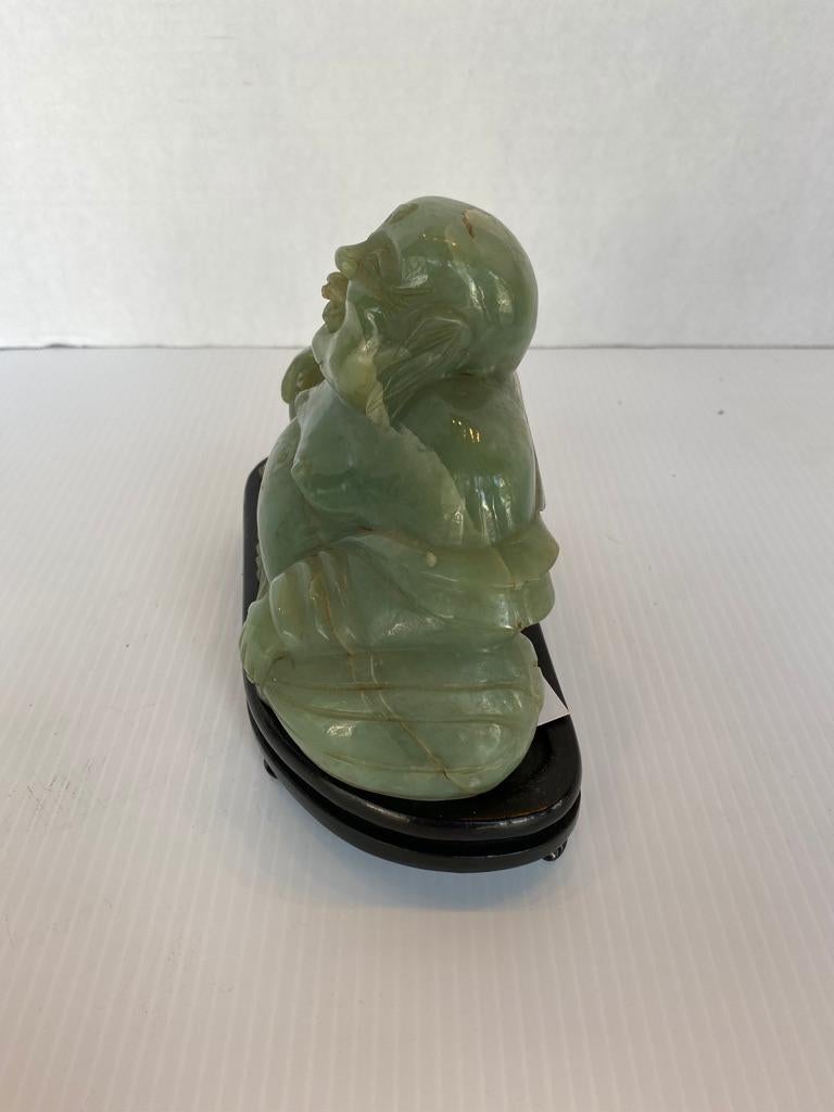 Antique Chinese hand carved Jade Buddha 