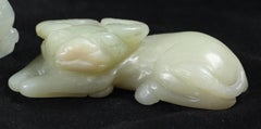 Chinese jade carving of a ram