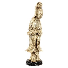 Antique Chinese Jade Figure of Guanyin