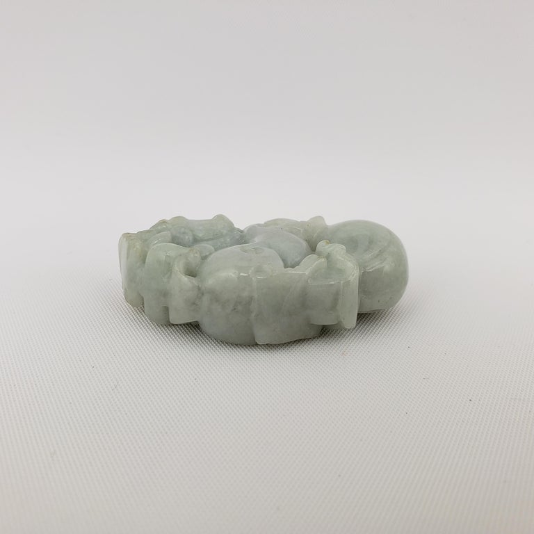 Late 20th Century Chinese Jade Pendant For Sale