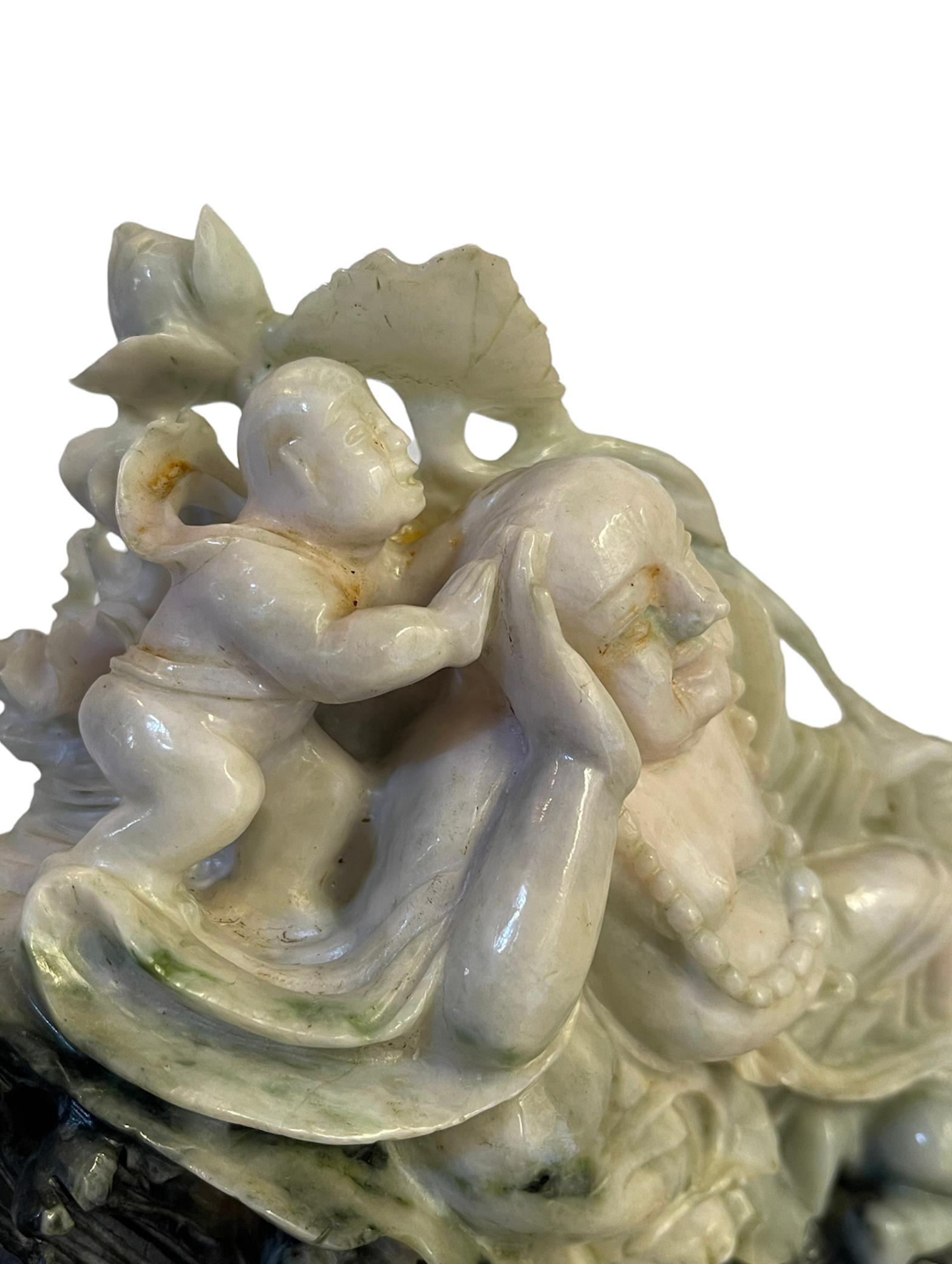 Chinese Jade Root Sculpture For Sale at 1stDibs jade sculptures for