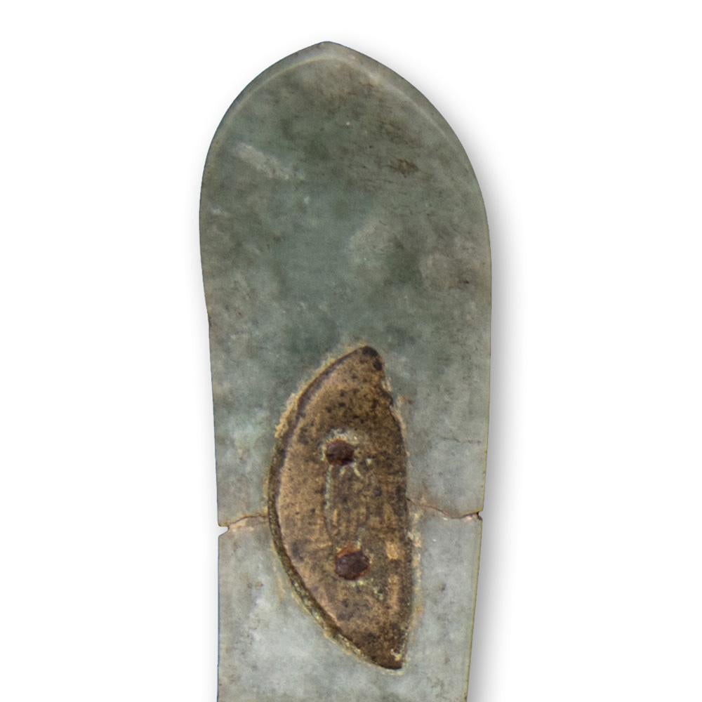 Although eyes were certainly drawn to the elaborate hairstyles worn by well-to-do women of the Qing-dynasty, it was the finishing touch of a hairpin or ornament that completed the look. This 19th-century hair accessory is carved of a continuous