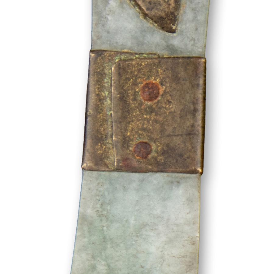 Qing Chinese Jadeite Hair Ornament with Antique Repairs, c. 1850
