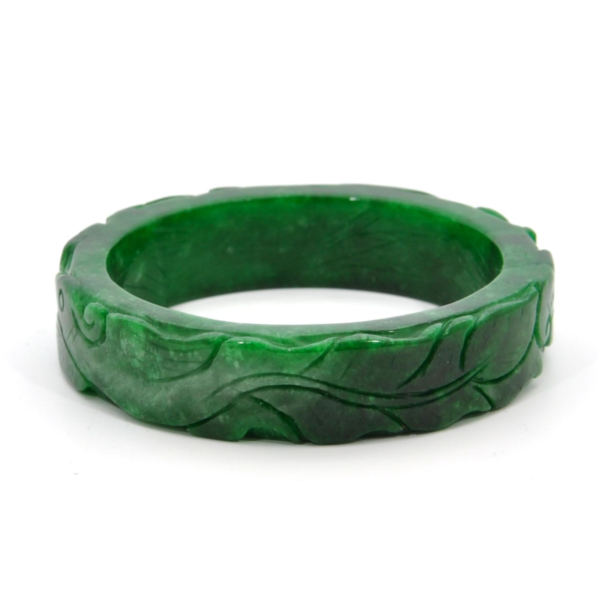 vintage jade bangle bracelet
