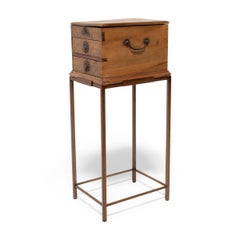 Chinese Jewelry Box Side Table, c. 1900
