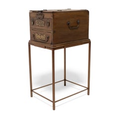 Chinese Jewelry Box Side Table, c. 1900
