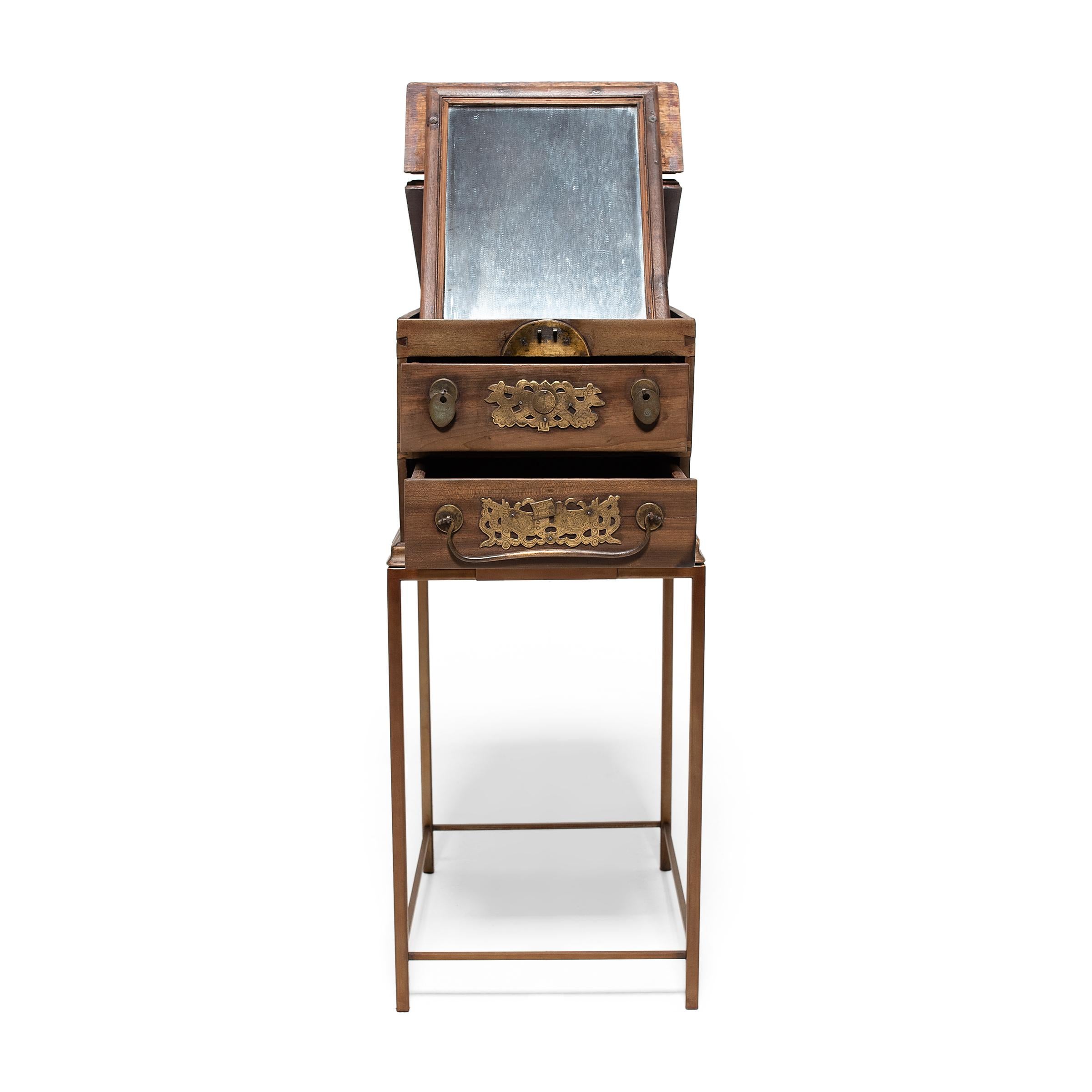 20th Century Chinese Jewelry Box Side Table, c. 1900