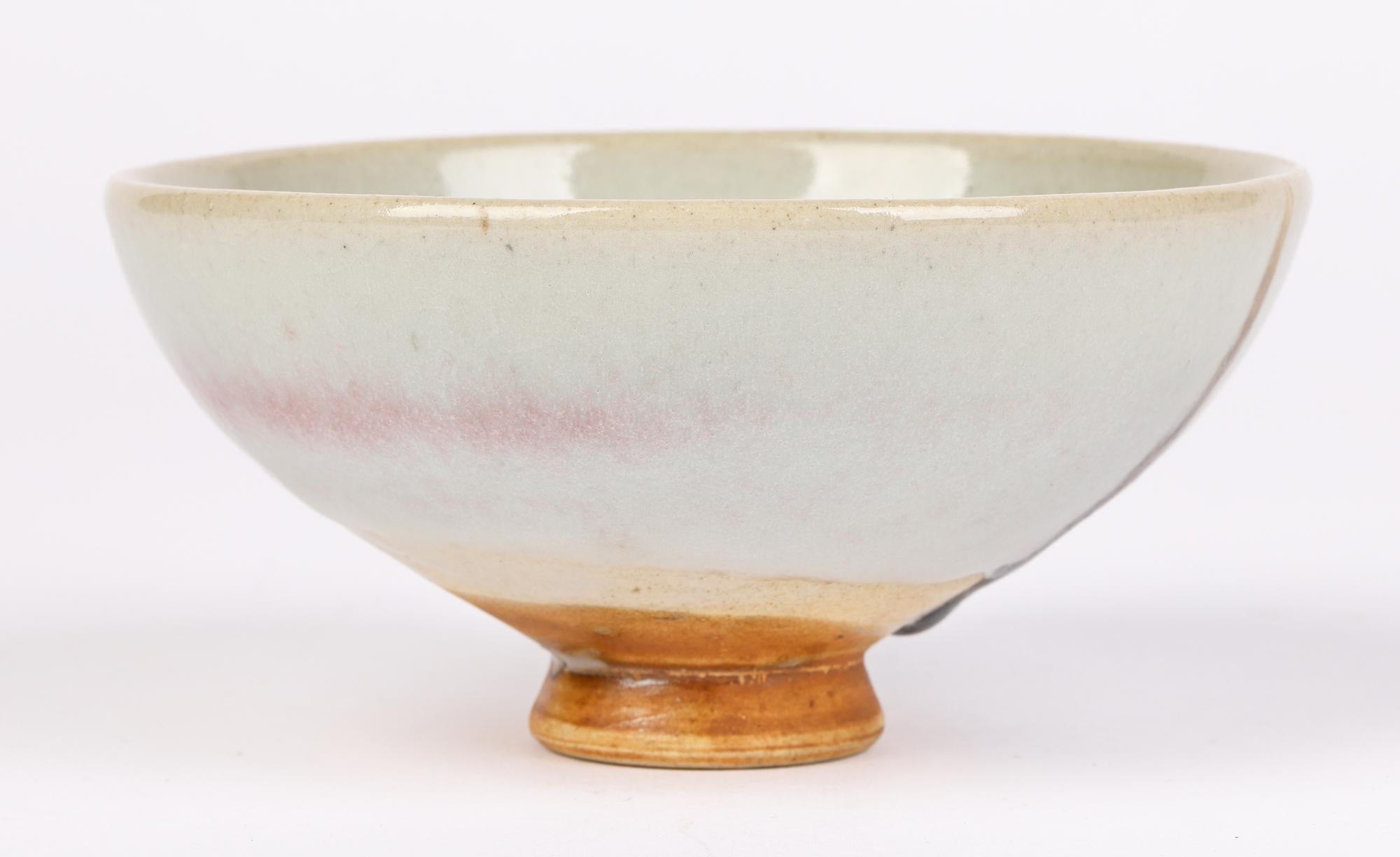 Chinese Jun Ware Streak Glazed Art Pottery Bowl For Sale 3