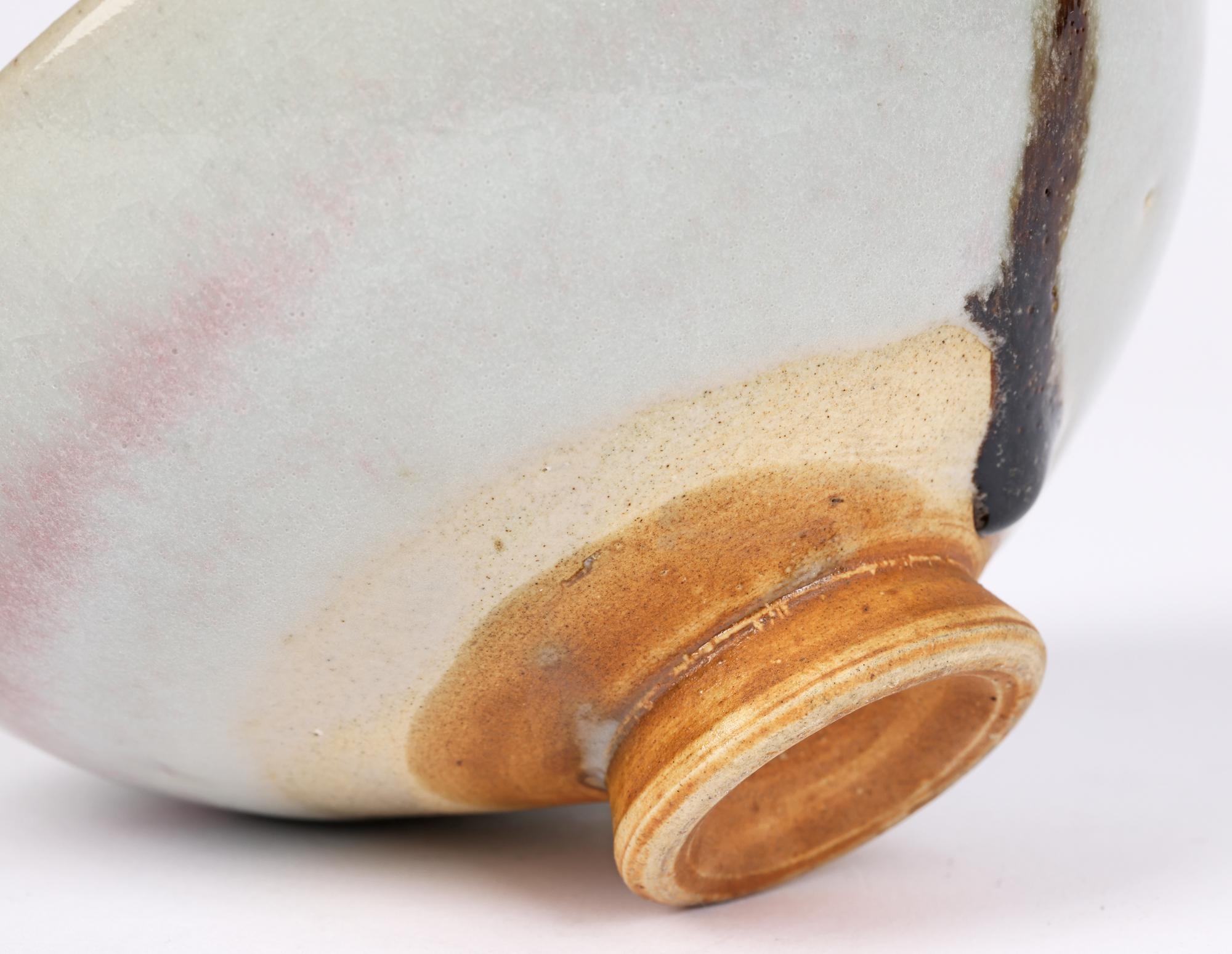 Chinese Jun Ware Streak Glazed Art Pottery Bowl For Sale 4