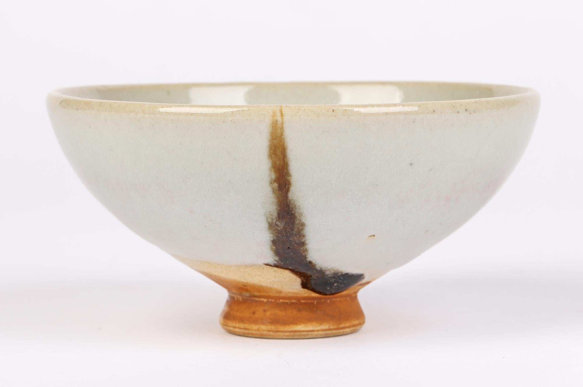 Chinese Jun Ware Streak Glazed Art Pottery Bowl For Sale 8