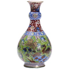 Chinese Kangxi Painted Vase, 16th-17th Century