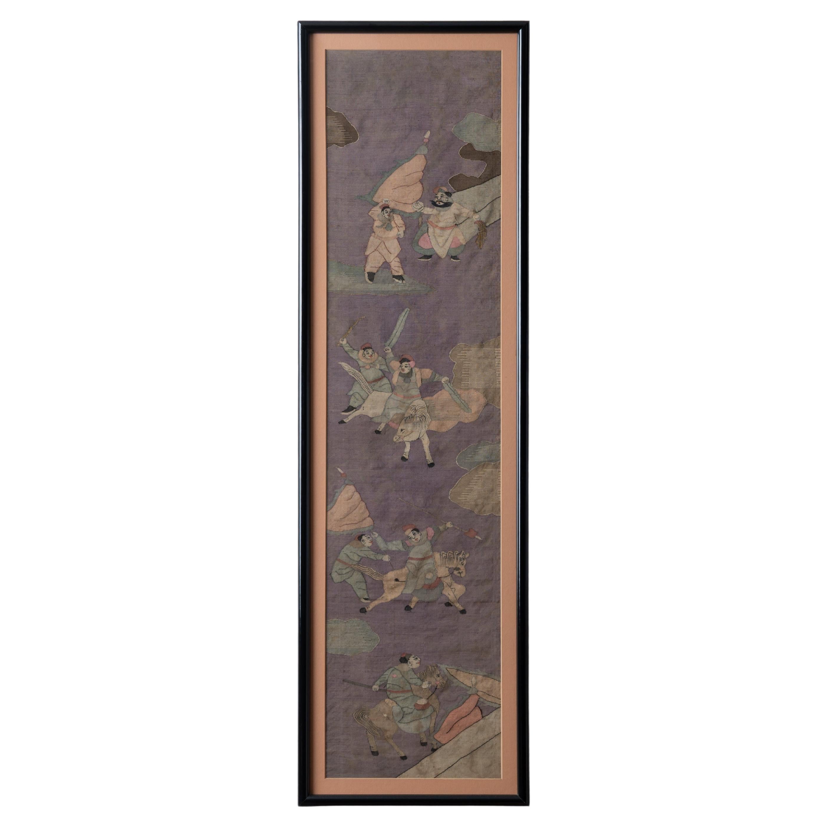 Chinese Kesi Panel, 19th Century For Sale