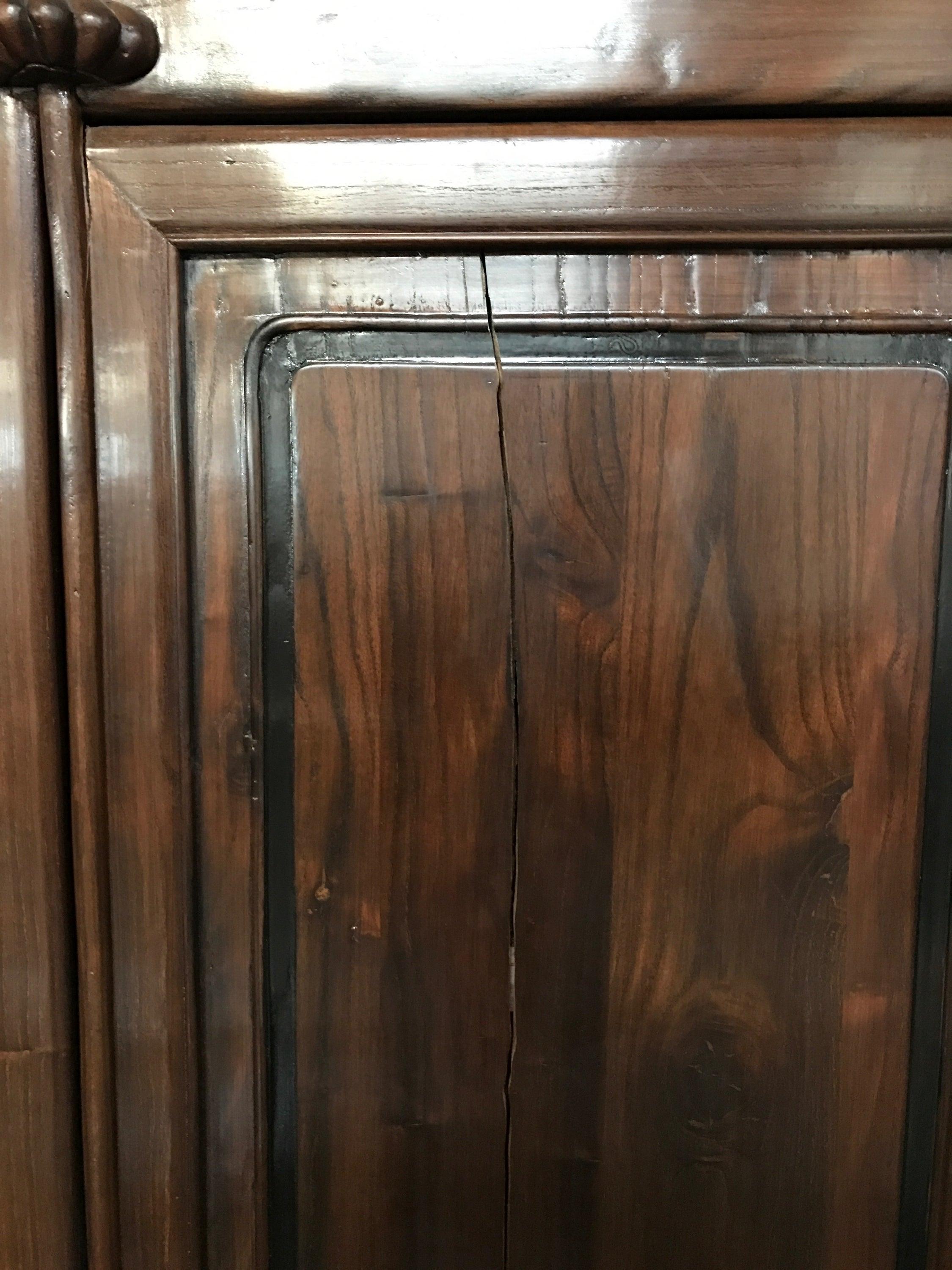 Wood Chinese Kitchen Cabinet Armoire