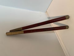 Chinese Lacquer Double Sided Qing Dynasty Drum with Wooden Stand and Drum Sticks