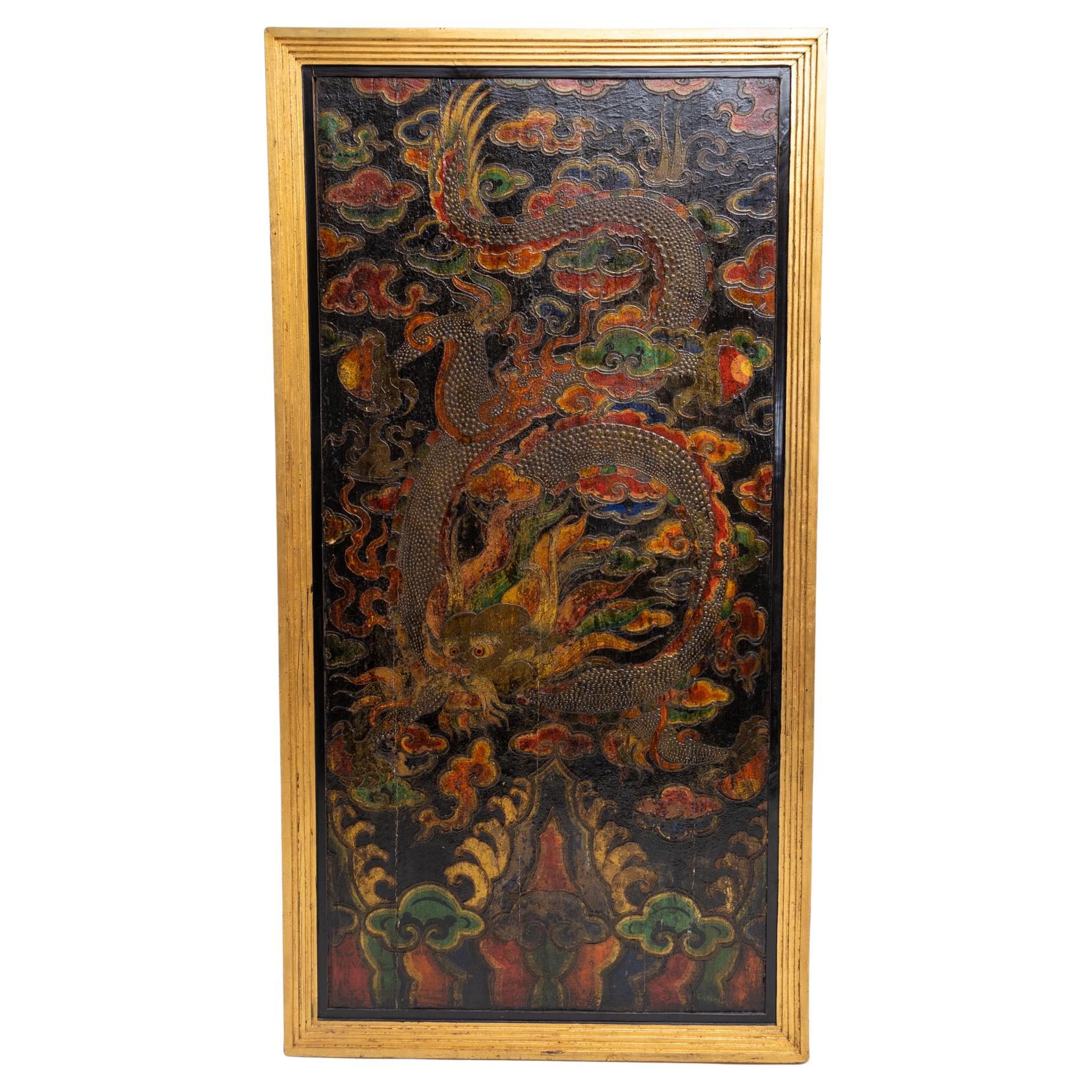 Chinese lacquer panel For Sale