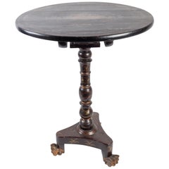 Chinese Lacquer Pedestal Table, 1830