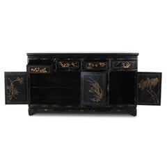 Chinese Lacquer Side Cabinet