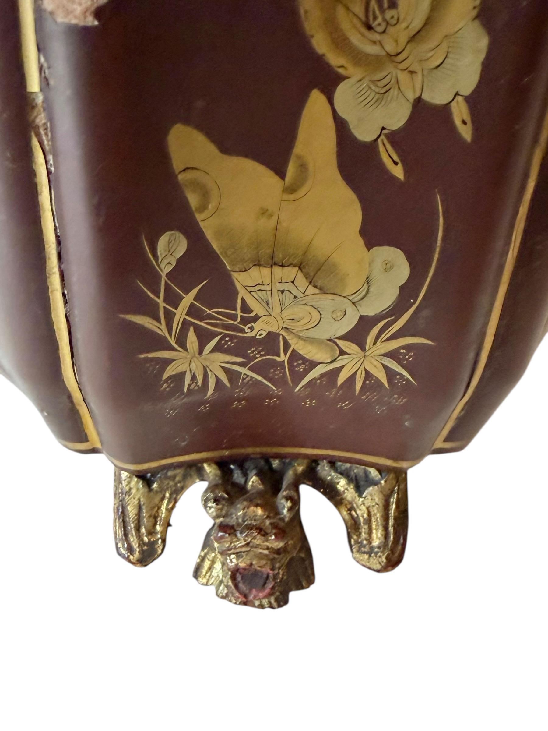 Porta tè in lacca cinese in vendita 3